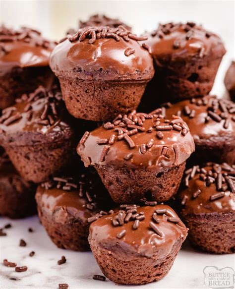 Easy Chocolate Cake Bites Butter With A Side Of Bread