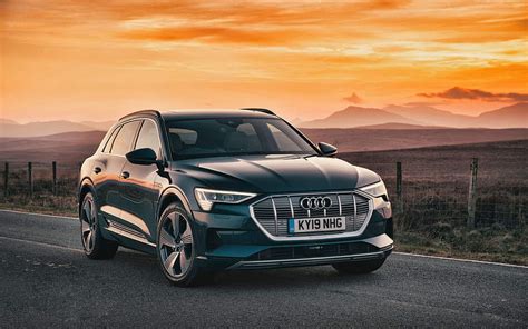 Audi E Tron 55 Quattro Road 2019 Cars Electric Crossovers Sunset