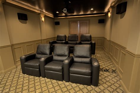 Small Basement Ideas Balancing The Budget Home Theater Home