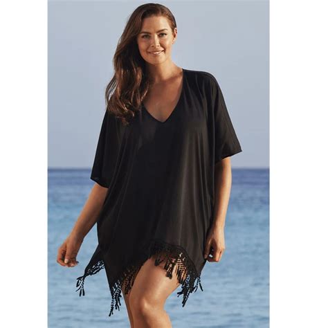 Hot Tassel Women Swimwear Summer Beach Cover Up Plus Size Outings Beach Crochet Swim Suit
