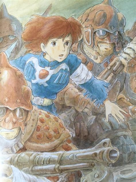 The Art Of Nausica Of The Valley Of The Wind Watercolor Impressions Hayao Miyazaki