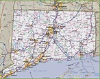 Printable Map Of Connecticut Towns - Printable Blank World