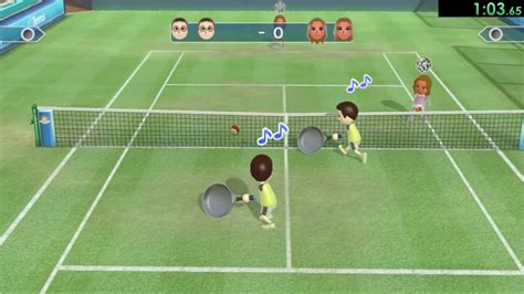 Wii Sports Club Tennis Match Contre Les Championnes En YouTube