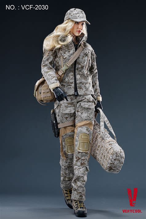 Vcf 2030 Very Cool Digital Camouflage Women Soldier Max Boxed