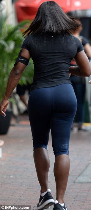 Serena Williams Shows Off Her Figure As She Shoots A New Commercial In