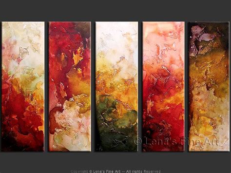 Nonobjective Painting The Earth Core Lena Karpinsky Abstract Art For