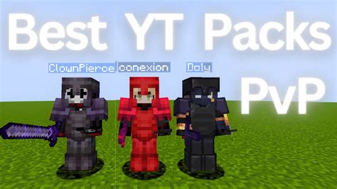 Top 5 Best Youtuber Pvp Texture Packs 1194 Youtube