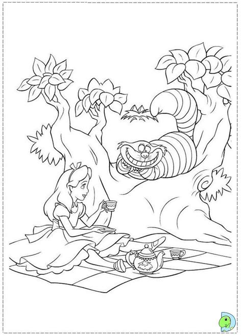 Creepy Alice In Wonderland Coloring Pages Coloring Pages
