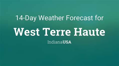 West Terre Haute Indiana Usa 14 Day Weather Forecast