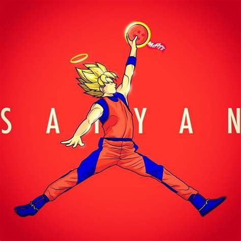 Super Saiyan Goku X Air Jordan Dragon Ball Gt Dragon Ball Z Shirt