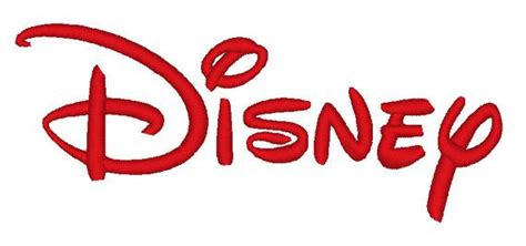 Pes Only Disney Font Machine Embroidery By Embroidereddesign Disney