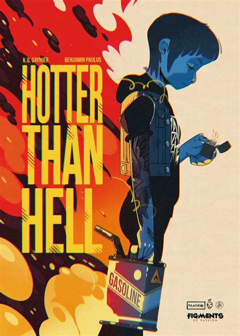 artstation hotter than hell benjamin paulus graphic novel cover comic book art style book