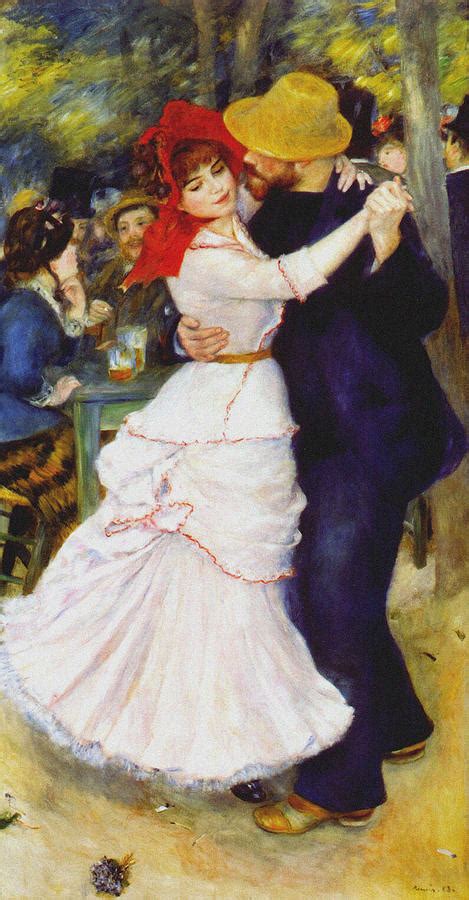 Dance At Bougival 1883 Painting By Auguste Renoir Fine Art America