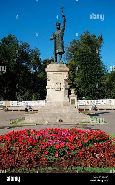 Statue Of Stefan Cel Mare Stephen The Great Chisinau Republic Of
