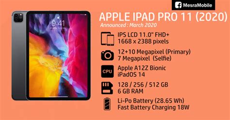 The apple ipad mini (2019) is powered by a apple a12 bionic (7 nm) cpu processor with 64/256 gb, 3 gb ram. Apple iPad Pro 11 (2020) Price In Malaysia RM3499 ...