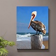 Morning Perch Pelican Wall Art | Pelican art, Heron art, Art