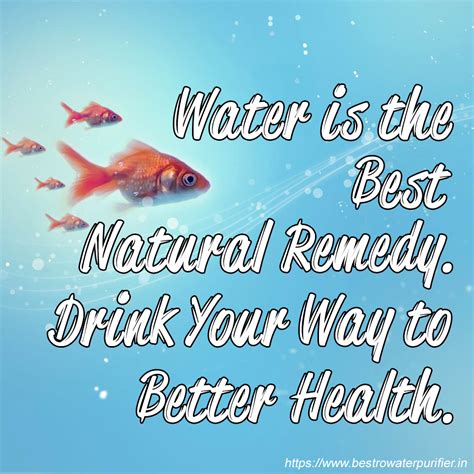 Water Is The Best Natural Remedy Drink Your Way To Better Health