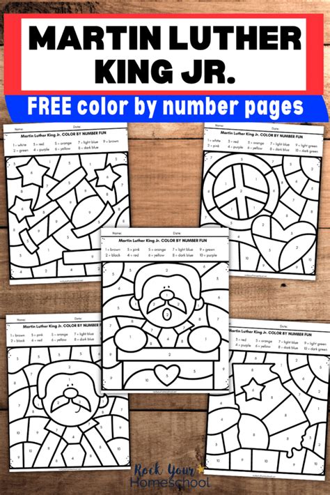 Martin Luther King Jr Coloring Pages For Kids 5 Free Printables