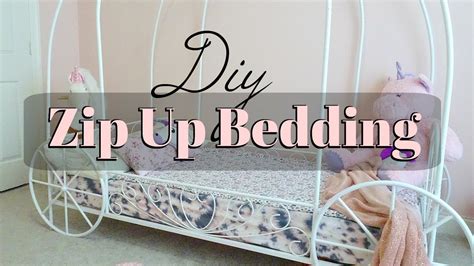 It is the details for me!! Diy Zip Up Bedding | TWIN SIZE | using already made sheet ...