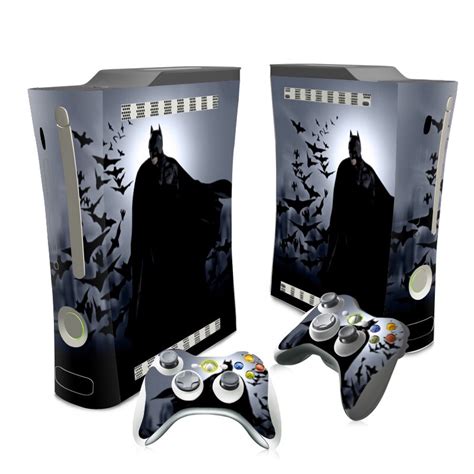 New Batman Designs Skin Sticker For Xbox 360 Fat Console And Controller