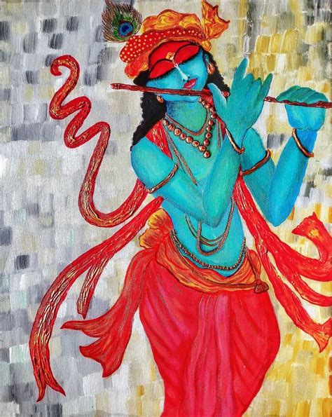 Krishna Painting By Sudeshna Sarkar Saatchi Art