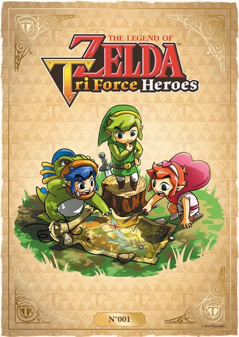 Select Retailers Giving Out A Poster With Zelda Tri Force Heroes Pre
