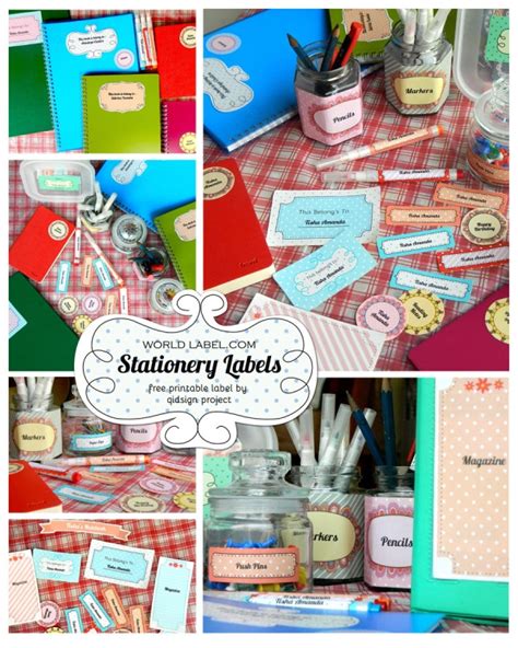Free Stationery And Multi Purpose Labels Free Printable Labels
