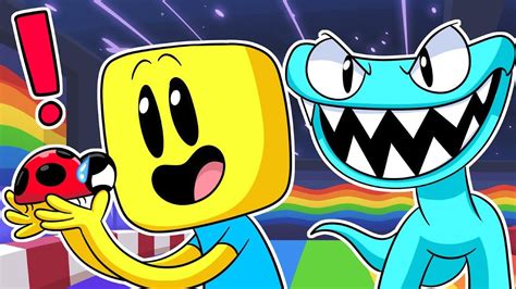 Cyan Has A New Friend Rainbow Friends 2 Animation Youtube
