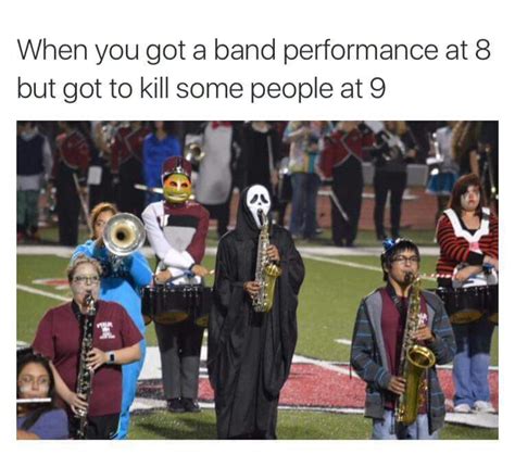 Lol Ghost Face Funny Band Memes Band Jokes Marching Band Humor