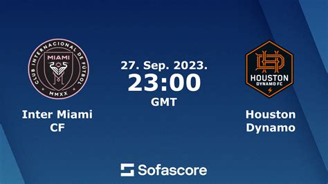 Inter Miami Cf Vs Houston Dynamo Live Score H2h And Lineups Sofascore