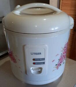 TIGER Rice Cooker Warmer 10 Cups Model JAZ A18 U EBay