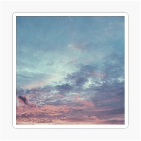 Pink Purple And Blue Summer Sunset Sticker For Sale By Alexandrastr