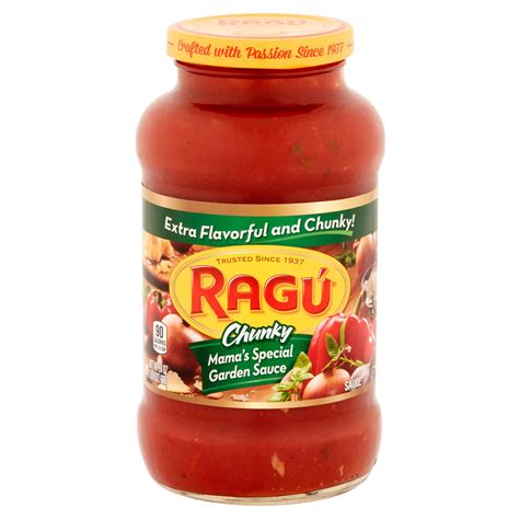 2 Pack Ragu Chunky Sauce Mamas Special Garden Sauce 24 Oz Ebay