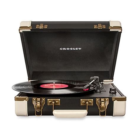 Audacity has a great selection of editing and repair tools to help you improve noisy conversions. Crosley Executive Portable USB Turntable - Bed Bath & Beyond