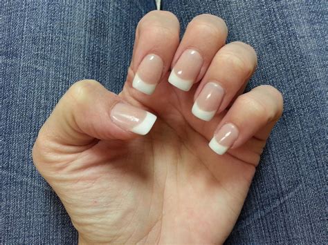 Share them with your friends now! faded french nails Glitter #frenchnailtipsclassy | Classic ...
