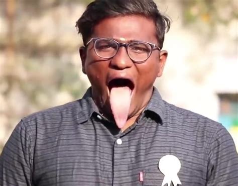 Meet The Man With ‘worlds Longest Tongue Who Can Lick His Elbow And