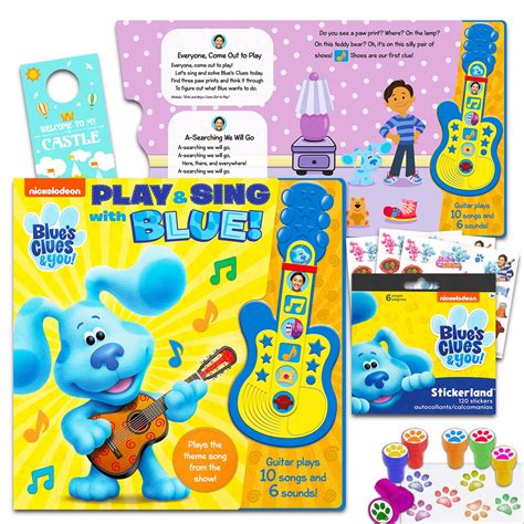 Blues Clues Sound Book For Toddlers Super Set Bundle With Blues Clues
