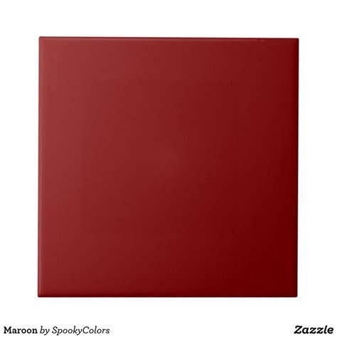 Maroon Ceramic Tile Zazzle Red Paint Colors Ceramic Tiles Ceramics