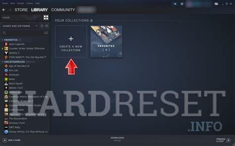 How To Create New Game Collection In Steam