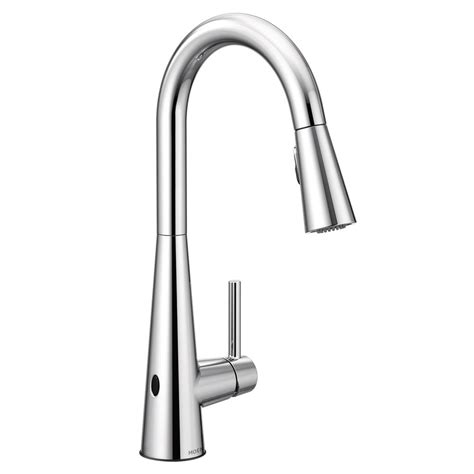 We've tested and reviewed over 50 touchless kitchen faucets to choose the best. MOEN Sleek Touchless Single-Handle Pull-Down Sprayer ...