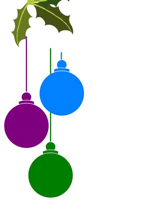 Christmas Ornaments Clip Art At Clker Com Vector Clip Art Online