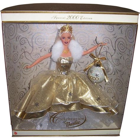 stunning 2000 celebration barbie special edition with ornament christmas barbie barbie