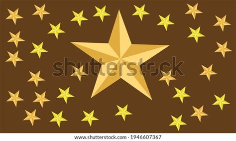 Vector Gold Star Design Illustration Style Stock Vector Royalty Free