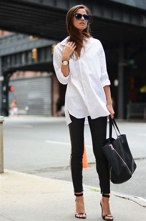 6 Chic Ways To Wear A White Button Shirt FARMHOUSE 40