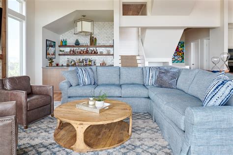Ocean Boulevard Beach Style Living Room New York By Serenity Design