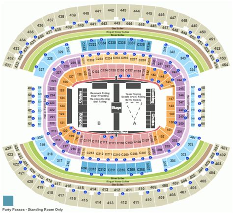 Cowboys Stadium Seating Map Awesome Home