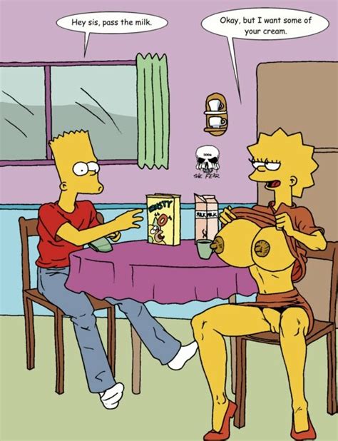Rule 34 Bart Simpson Color Female Human Lisa Simpson Male The Fear The Simpsons 305694