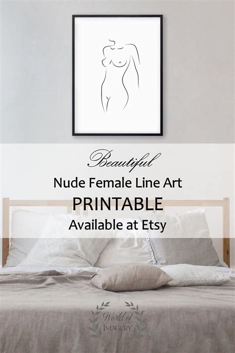 People Figure Artwork Lady Print Frame Smallness Gift Nude Crawling