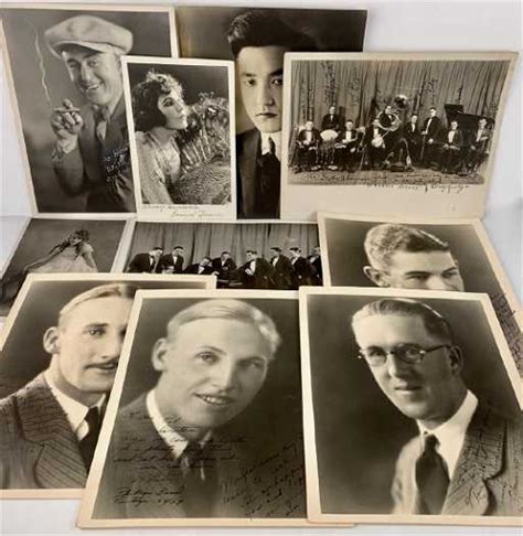 10 Silent Screen Actors And Band Photos C 1920s
