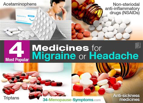 Migraine Or Headache 4 Most Popular Medicines Menopause Now